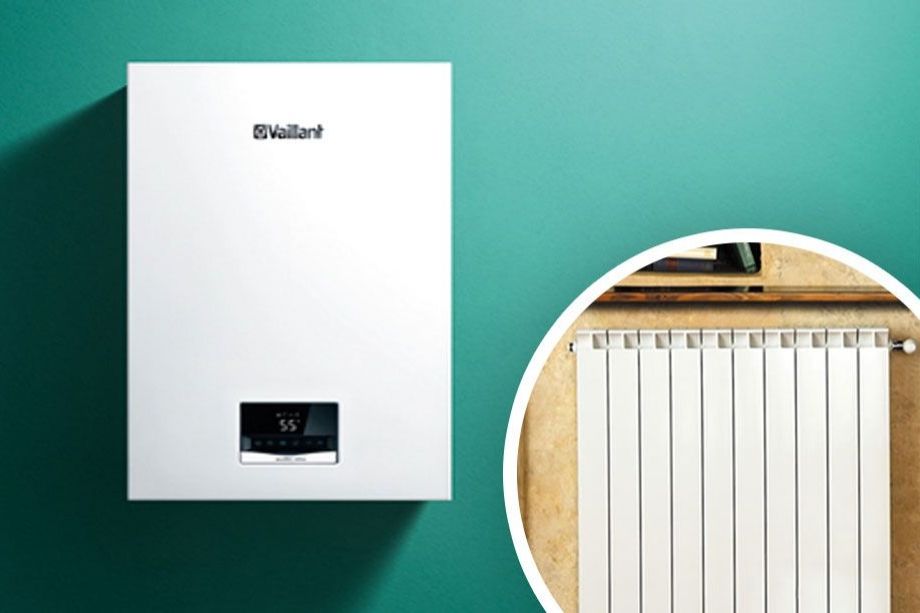 Caldaia 24KW con Kit Fumi standard + 50 elementi radianti + 6 kit di montaggio